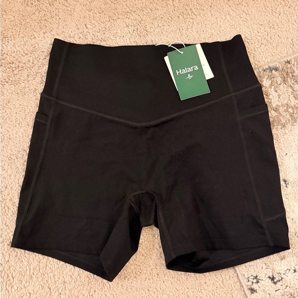 HALARA Women's UltraScultp Black Bike Shorts